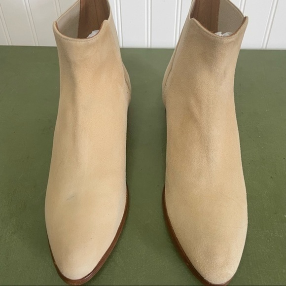 Thelma Chelsea Boots in Wheat Colored Suede *Italy* - Picture 2 of 8
